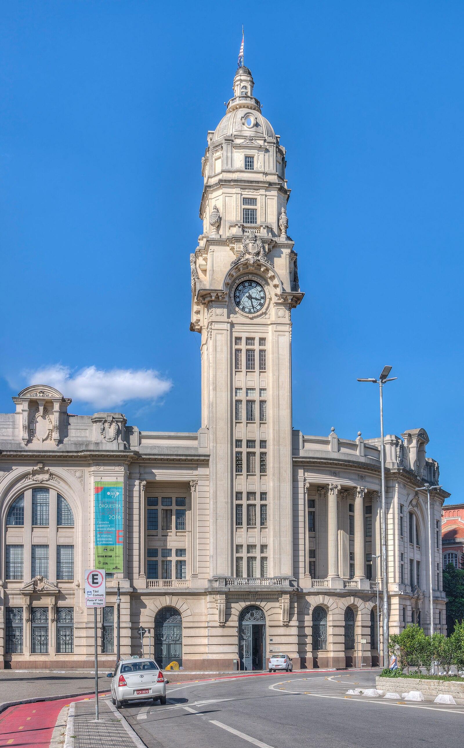 Júlio Prestes Station in São Paulo, Brazil