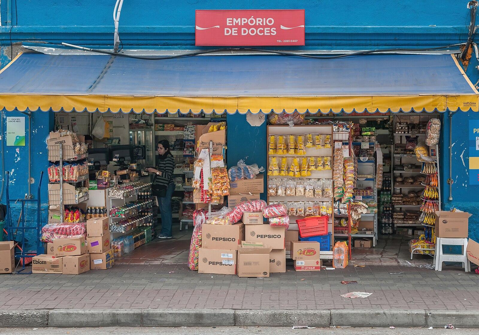 Candy store in Santana, São Paulo